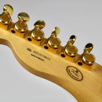 Fender LTD Deluxe Telecaster Thinline Maple Fingerboard Gold Hardware Satin Black 2018 w/Gig Bag (0140049306) image 10