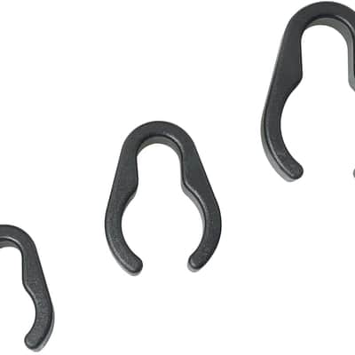 25PCS 3 Sizes Microphone Stand Cable Clips Mic Cable Clips Plastic Microphone Cable Holders Clamp Boom Pole Cable Clips Clamp Plastic Mount Flexible Mic Cable Clamps Boom Pole Cable Clips image 2