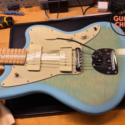 2024 Fender MIJ Hybrid II Jazzmaster FMT Flame Celeste Blue w/ HSC Japan image 13