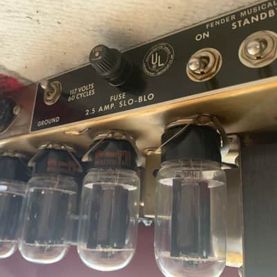 Fender Showman 1966 2-Channel 85-Watt Guitar Amp Head Combo image 8