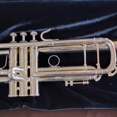 B&S Challenger I series 3137 Bb trumpet 2010s - silver plate image 3