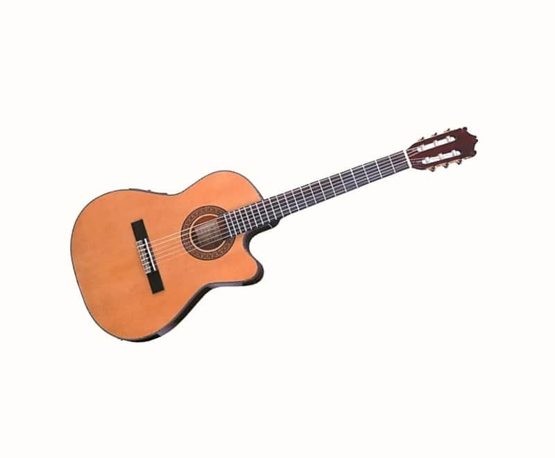 Ibanez GA5TCE-AM Thinline Nylon Acoustic/Electric Guitar 2025 - Natural Gloss Finish image 1