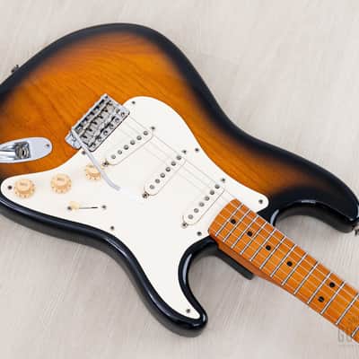 1997 Fender American Vintage '57 Stratocaster Sunburst w/ Hangtags, Tweed Case image 9