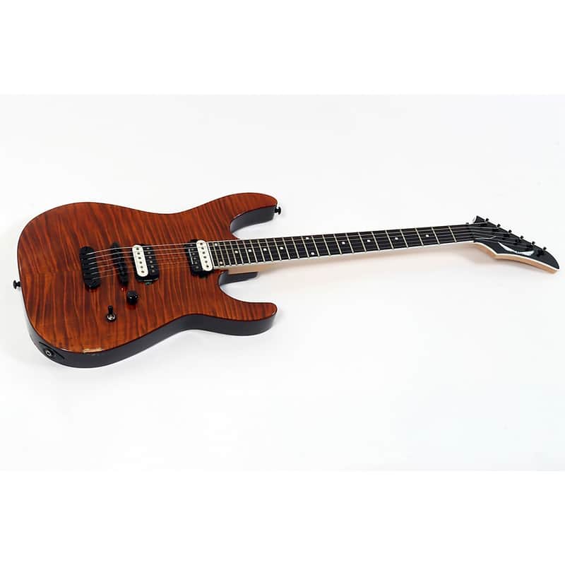 Dean Modern 24 Select Flame Maple Top Electric Guitar Regular Tiger Eye image 1