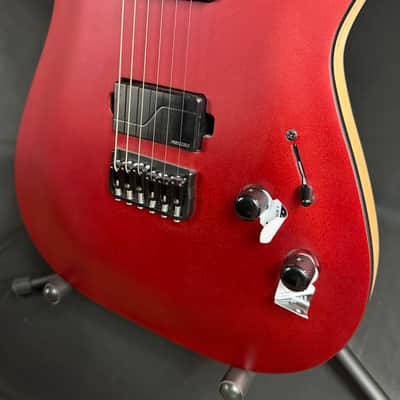 Schecter C-1 SLS Custom Electric Guitar Racing Red Finish w/ Fishman Fluence image 8
