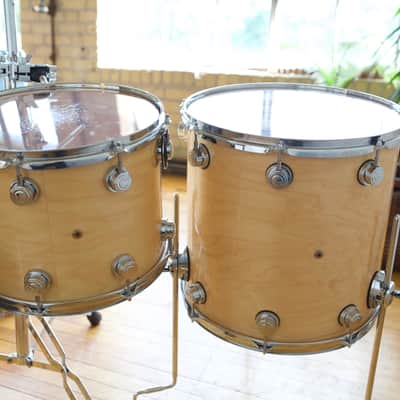 DW Drum Workshop Pre-Collectors Drum Set Late 90s - Maple gloss lacquer image 3