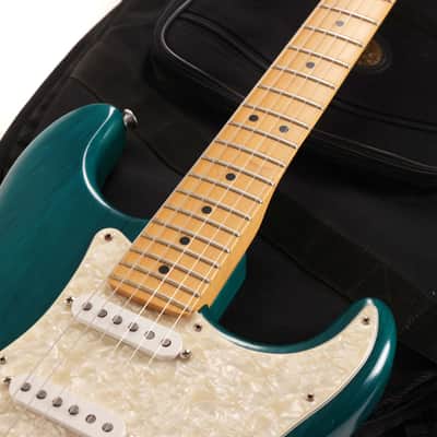 Fender Highway One Stratocaster Teal Green Transparent 2002 image 12