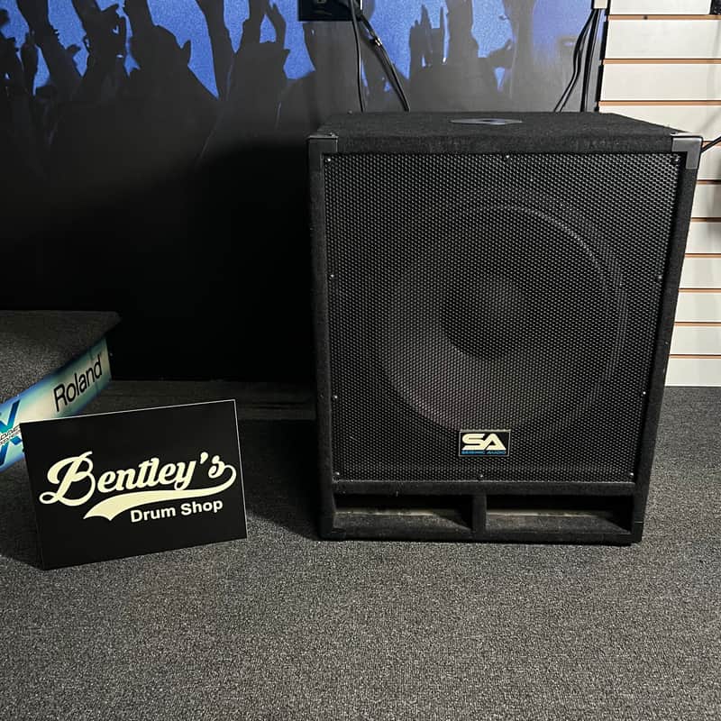 SA Seismic Audio Powered 15" Pro Audio Subwoofer Cabinet Baby Tremor 15-PW image 1