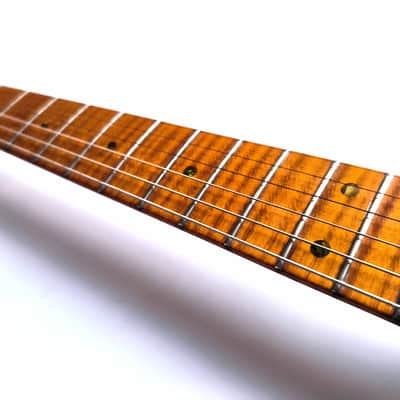 (made in Ukraine) Para Custom Chest'n'Pear Tele '2023 Flame Fade w/GigBag image 4