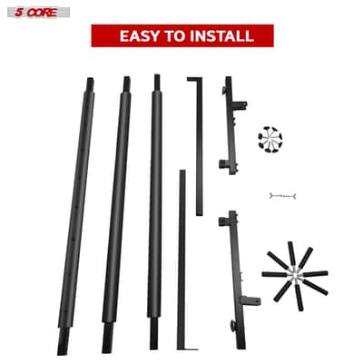 5 Core Multi Guitar Rack Stand Floor 7 Slot Adjustable Flying V Guitars Holder image 8