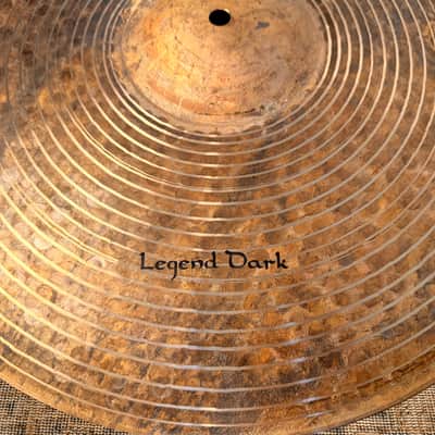 DARK FULL Istanbul Mehmet LEGEND DARK Crash 18” 1378 g PERFECT! Wide Lathing! image 4