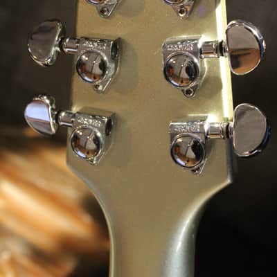 1999 USA Hamer Artist Vanguard Silver Sparkle ES Hollow w/Hardshell image 5