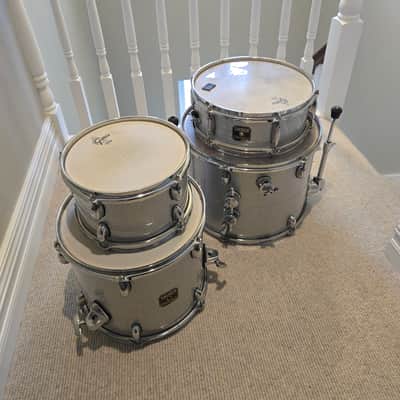 Gretsch Catalina 16" 4pc Drum Kit 2010s - Silver Sparkle image 2