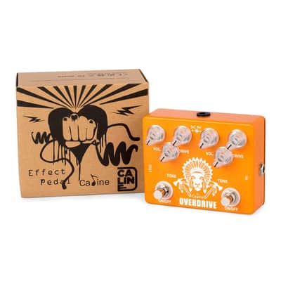 Caline CP-70 Crushing Overdrive Boost Orange Electric Guitar Effect Pedal image 5