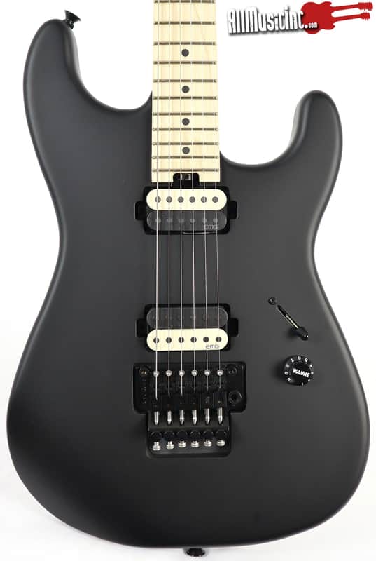 Charvel Pro-Mod Jim Root Signature San Dimas Satin Black Electric Guitar w/ Case image 1