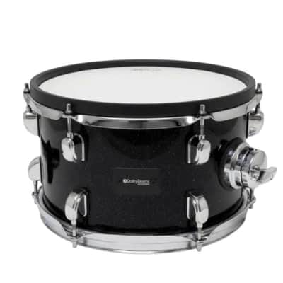 Dolby 10” Electronic Black Sparkle TOM w 6 Triggers for Roland Alesis Drum image 1