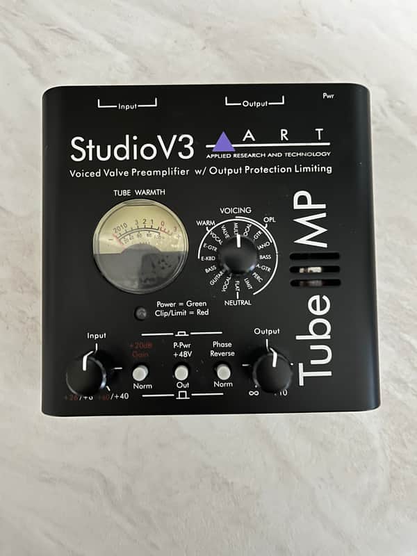 ART Tube MP Studio V3 Tube Microphone Preamp 2010 - Present - Black image 1