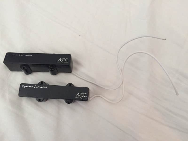 MEC Dynamic Correction Jazz Bass Passive Pickups L/S 2006 Black image 1