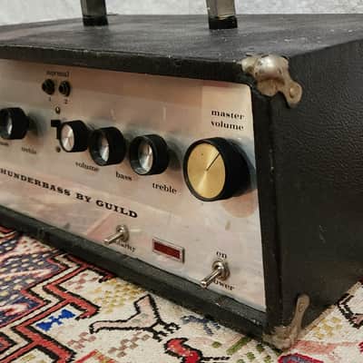 RARE! Guild Thunderbass 60 Guitar/Bass Tube Head 1971 USA image 2