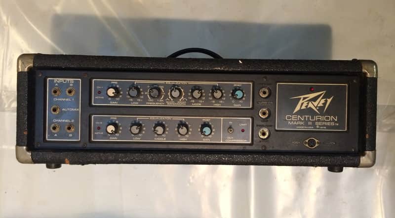 Peavey Centurion Mark III Series 1978 Bass Amp Head Non Lee Urban Waste image 1