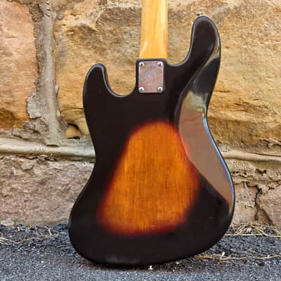 1969 Fender Jazz Bass - Refin Sunburst - w/OHSC image 8