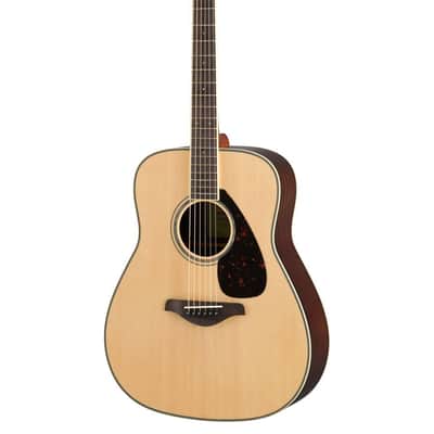 Yamaha FG830 6 String Acoustic Western Style Acoustic Guitar - Natural image 1