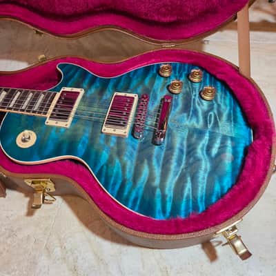 Gibson Les Paul 2014 - River Blue AAA Quilted Maple image 2