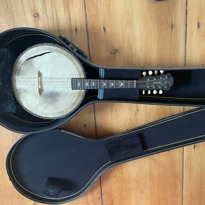 Orpheum #1 banjolin banjo mandolin w/ case image 11