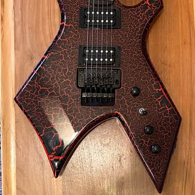 B.C. Rich Warlock Stranger Things “Eddie Munson” NJ series 2022 Red Crackle image 1