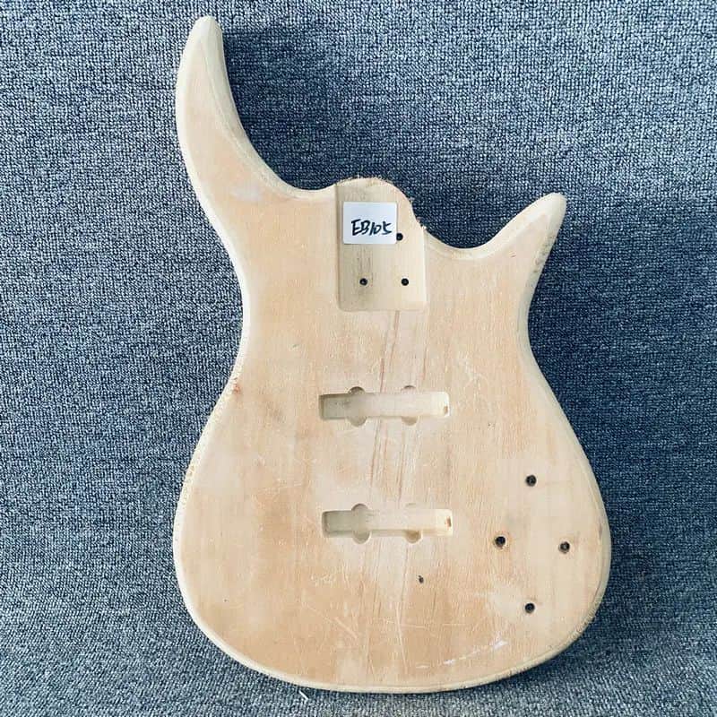 Solid Basswood 4 String Bass Body image 1