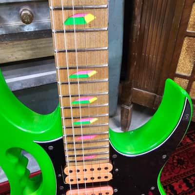 1987 Ibanez Jem 777 LGN #277 of 777 Loch Ness Green image 7