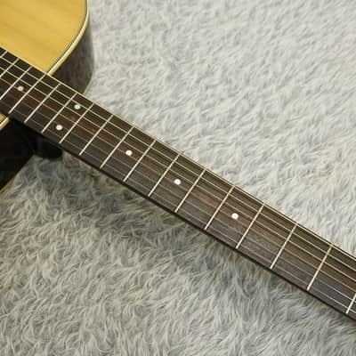 Vintage 1970's made Yamaha Acoustic Guitar FG-152 Orange Label Made in Japan image 3