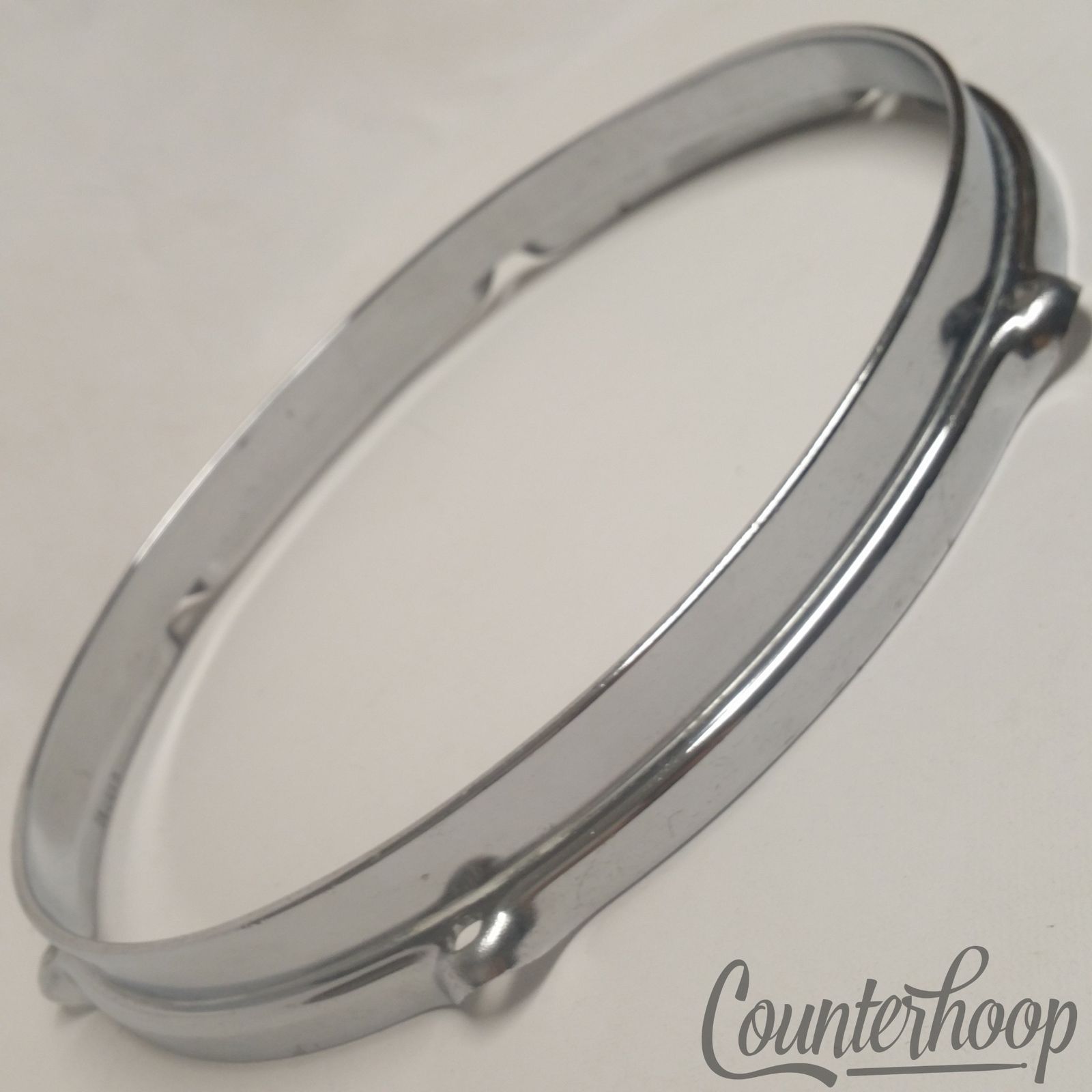 Yamaha 13"Tom Drum Aluminum Triple-Flange Stick-Saver Rim Vintage 80s Hoop Japan — main photograph