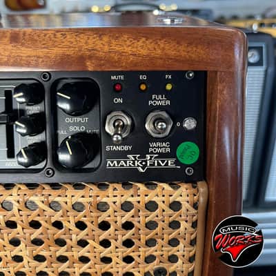 Mesa Boogie Mark V 90 Combo Wood And Wicker Grill image 5