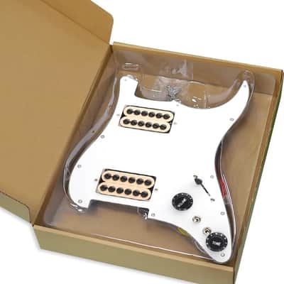 DOUBLE HUMBUCKER SPLIT COIL LOADED PICKGUARD STRATS image 3