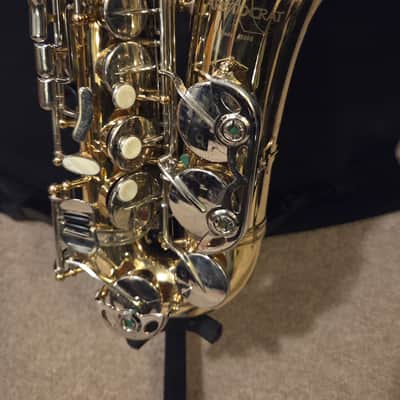 Selmer Aristocrat AS600 alto saxophone in good used condition. Includes mouthpiece and case. image 6