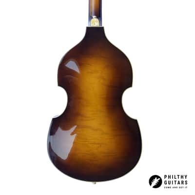 1964 Hofner 500/1 shortscale violin bass in Sunburst (Restauriert, Vintage, Hföern, Beatle) image 14