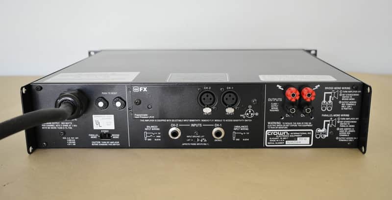 Crown MA-2400 Macro-tech power amp Original Packaging & Papers