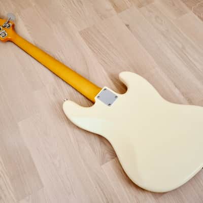 2006 Fender Jazz Bass V 5 String JBV Olympic White Left | Reverb