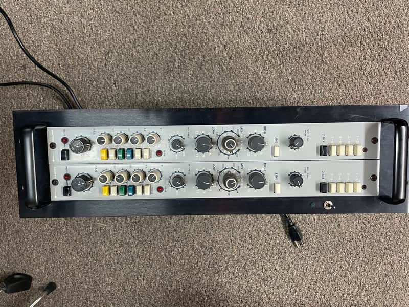 Neotek Series 1E 2 channels racked with PSU image 1