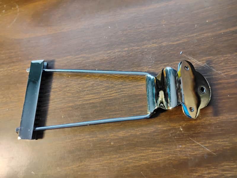 1960s Gibson ES-335 12 String tailpiece exc condition, vintage original luthier parts for project or restoration. 335 12 String 1965, 1966, 1967, 1968, 1969 1970 etc image 1