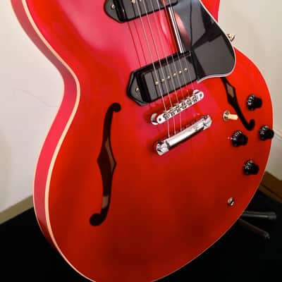 Gibson ES-335 P90 Custom Shop 2011 Red w/ Coil Tap - Gloss Top image 2