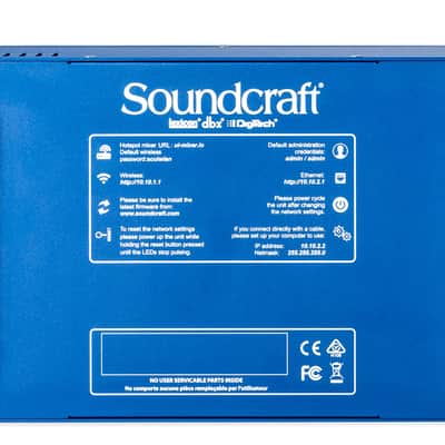 Soundcraft Ui24R 24 Input Digital Mixer w/Wifi+App Control+Recording Ui 24R image 13