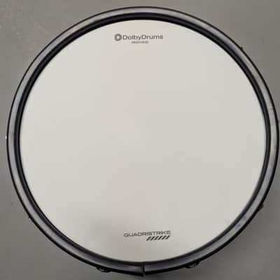 Dolby 14” Black Metal Electronic SNARE w 6 Triggers for Roland Alesis Drum image 1