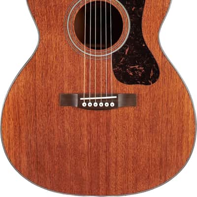 Guild OM-320 Grand Auditorium Acoustic Guitar, Solid Mahogany image 1