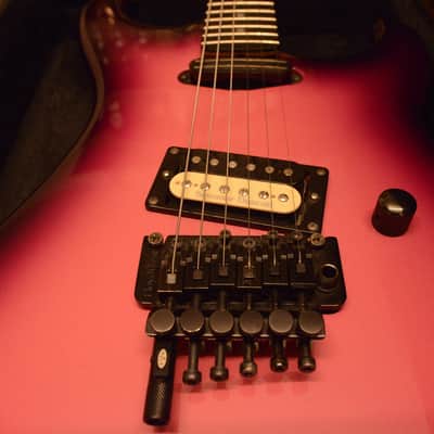 Kramer Japan Purple Burst ESP Custom Shop Original Floyd Rose George Lynch Banana Hockey Headstock image 5