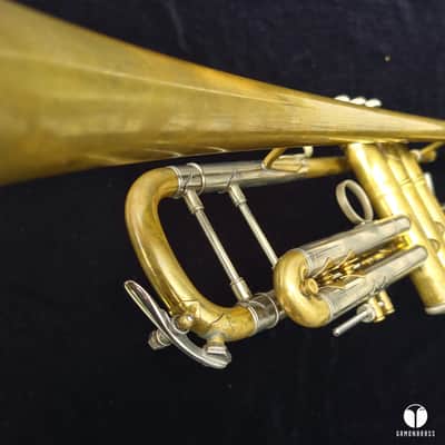 Vincent Bach Stradivarius 43 raw brass ML trumpet mouthpiece case Gamonbrass image 14