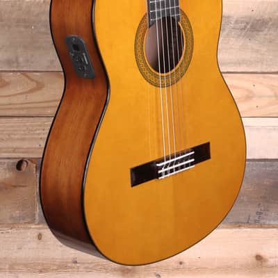 Yamaha CGX102 Classical Acoustic/Electric Guitar Natural image 2