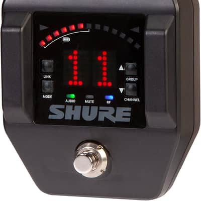 Shure GLXD6+ Pro Digital Guitar Pedal Receiver - for use with GLX-D+ Dual Band Wireless Systems, Transmitter Sold Separately (GLXD6+=-Z3) image 3