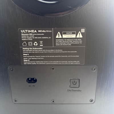 Ultimea Skywave X60 Wireless Active Subwoofer Model U4421 Dolby Atmos image 11